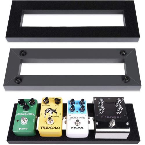  Mr.Power Pedalboard Made By Aluminium Alloy 15.7 x 5.1 Guitar Effect Pedal Board (Small Pedalboard)