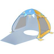 GEERTOP Portable Beach?Tent?for?Kids Pop Up Beach Sun Shade UPF 50+ Instant Umbrella Cabana Shelter Tent Easy Set Up for Outdoor Playing, Backyard, Park Camping