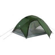 NOMAD Jade 3 Lightweight Three Person Tent with Inner Pockets and Lamp-Hanging Hook for Hikers, Campers, Backpackers, and Travelers (Dill Green)