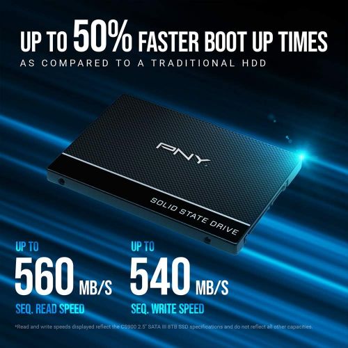  [아마존베스트]PNY CS900 250GB 3D NAND 2.5 SATA III Internal Solid State Drive (SSD) - (SSD7CS900-250-RB)