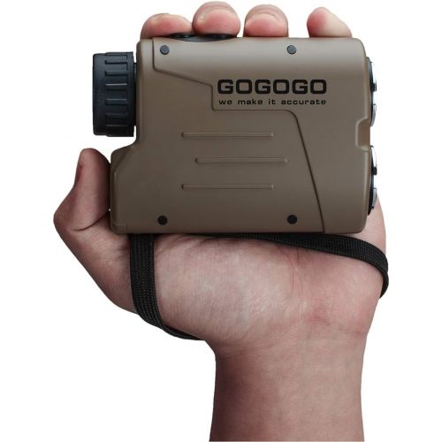  Gogogo Sport Vpro Laser Rangefinder for Hunting 1200 Yards Golf Range Finder with Slope,Flag Lock