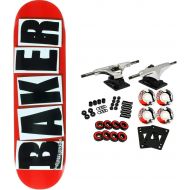 Baker Skateboard Complete Brand Logo Red/Black 8.47
