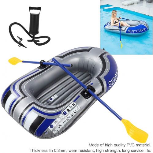  Diydeg Kayak, Double Valve Inflatable Dinghy, Outdoor Rafting Inflatable Boat, for Fishing Sailing