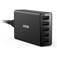 Anker 40W 5-Port USB Wall Charger, PowerPort 5 for iPhone XS / XS Max / XR / X / 8 / 7 / 6 / Plus, iPad Pro / Air 2 / mini, Galaxy S9 / S8 / Edge / Plus, Note 8 / 7, LG, Nexus, HTC