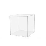 Marketing Holders Acrylic 5 Sided Display Collectibles Showcase Cube 14 Lot of 1