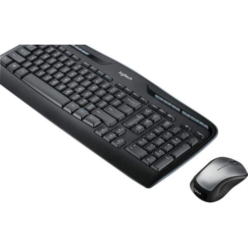 로지텍 Logitech MK335 Wireless Keyboard and Mouse Combo - Black/Silver