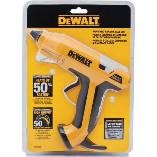  DeWALT DWHTGR50 Rapid Heat Ceramic Glue Gun, Yellow