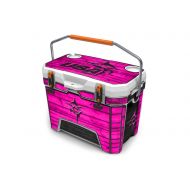 USATuff Wrap (Cooler Not Included) - Full Kit Fits Ozark Trail 26QT New Mold Only - Protective Custom Vinyl Decal - USA Tuff Marlin Pink