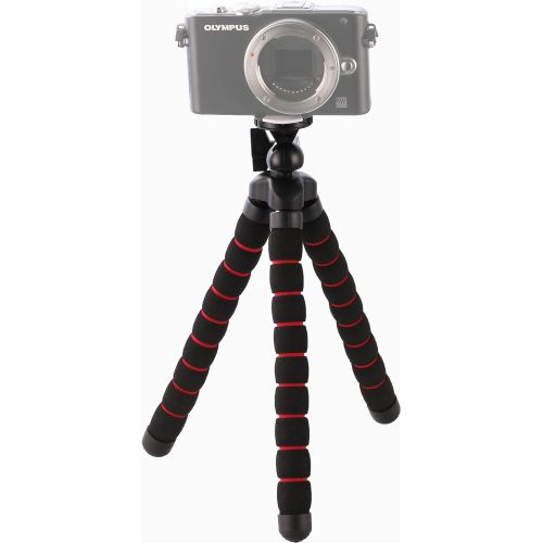  [아마존베스트]Fotga Flexible Travel Tripod Stand with Quick Release Plate and Locking Knob for Canon EOS M M2 M3 M5 M6 M20 M50 M100 G7X Mark II III Sony DSC-RX100 III IV A6000 A6300 Olmypus E-M1