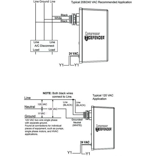  [아마존베스트]Intermatic CD1-024R Compressor Defender Protects Central Air Conditioner / Heat Pump Compressors and Circuit Boards