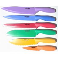 Cuisinart C55-01-12PCKS Advantage Color Collection 12-Piece Knife Set, Multicolor 2-Pack