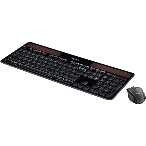로지텍 Logitech K750 Wireless Solar Keyboard Black for Windows Solar Recharging Keyboard (with Mouse)
