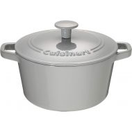 Cuisinart Chefs Classic Enameled Cast Iron 3-Quart Round Covered Casserole, Enameled Cool Grey