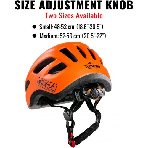  TurboSke Toddler Bike Helmet, Kids Multi-Sport Adjustable Helmet for Boys and Girls Age 3-5 & 5-10 Years Old