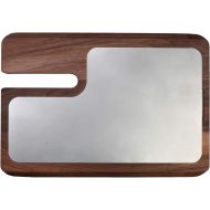 Berkel Cutting Board for Red Line 220/250, Wood and Stainless Steel Board, Block for Meat, Cheese, and Vegetables, Carving Cheese Charcuterie Serving Handmade, Italian Quality