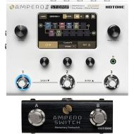 Hotone Ampero II Stomp Guitar Bass Multi Effects Processor + FREE Hotone Ampero Dual Momentary 2-Way Footswitch Controller Bundle