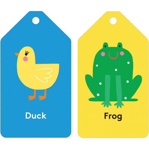  [아마존베스트]Mudpuppy Babys First Words Flash Cards  26 Double-Sided Word Flash Cards on a Reclosable Plastic Ring, Learning Game for Babies and Toddlers Ages 3 to 5, Multicolor