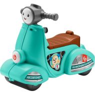 Fisher-Price Laugh & Learn Toddler Ride-On Toy, Smart Stages Cruise Along Scooter with Lights Music and Learning for Ages 1 Year and Up