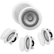 OSD Audio ICE800WRS 8 in-Ceiling/in-Wall 300W Water-Resistant Outdoor Speaker Set of 4 Speakers