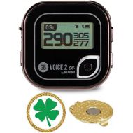 AMBA7 GolfBuddy Voice 2 Golf GPS/Rangefinder Bundle with Ball Marker and Magnetic Hat Clip