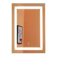 GS MIRROR Wall Mounted LED Lighted Bathroom Mirror GS099DF-2436(24X36) Defogger & Dimmer|Touch Switch| (24X36 inch)
