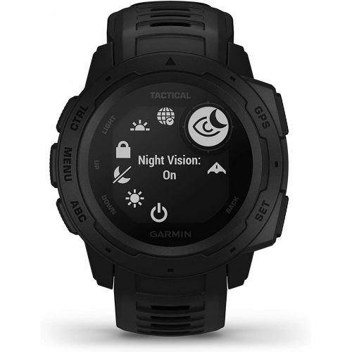  [아마존베스트]Garmin Instinct Tactical Edition GPS Watch and Wearable4U 2200 mAh Power Bank Bundle (Tactical Black)