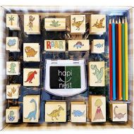 [아마존베스트]Hapinest Dinosaur Stamp and Sticker Toddler Activities Arts and Crafts Set for Boys and Girls Gifts Ages 4 5 6 7 8 9 10 Years Old