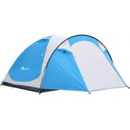 [아마존베스트]MOON LENCE Outdoor Camping Tent 3 to 4 Person Tent with Screen Room Double Doors & Double Layer Waterproof Design 2000MM