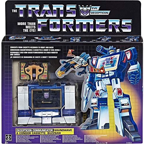 트랜스포머 Transformers Vintage G1 Exclusive Decepticon Soundwave with Buzzsaw Cassette (Reissue)