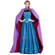 AQTOPS Women Snow Queen Costume Halloween Adult Princess Role Play Outfits
