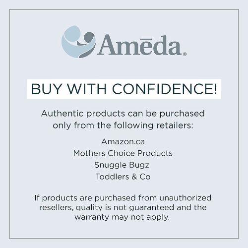  Ameda Contact Nipple Shield, 24mm Opening, Ultra-Thin Flexible Silicone, Encourages Babys Attachment to Breast, Great for Problems with Latching, Cushions Sore or Sensitive Nipples