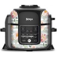 KRAFTD Wrap for Ninja Foodi 6.5 Quart QT Accessories Cover Sticker Wraps fit Ninja Foodi 6.5 Quart QT Mdl: OP302 107 Pastel Floral Rose