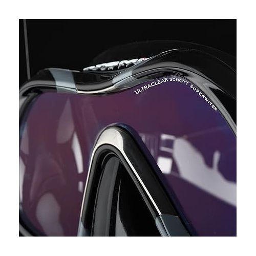 아토믹 Atomic Aquatics Venom ARC Scuba Diving Mask with Anti-Reflective Coating | Durable Ultra-Clear Swimming Mask for Scuba Diving & Snorkeling