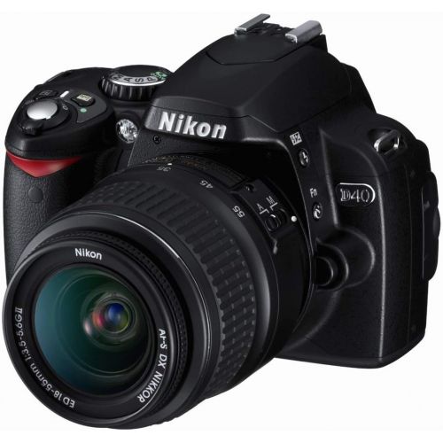  Nikon D40 6.1MP Digital SLR Camera Kit with 18-55mm f/3.5-5.6G ED II Auto Focus-S DX Zoom-Nikkor Lens