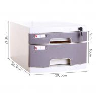 ZCCWJG File cabinets Plastic Chest of Drawers Desktop Locker Storage Box Filing Cabinet (Color : B)