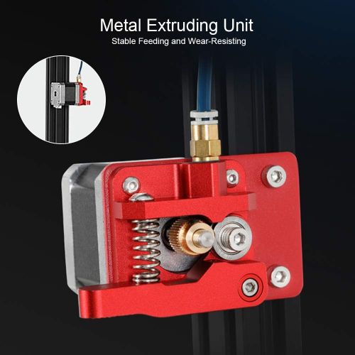  Creality 3D Creality Ender 5 Pro Creative Solid Core XY FDM 3D Printer Upgrade Silent Mainboard Metal Extruder Frame with Capricorn Bowden PTFE Tubing for Hobbyists Home and School Users (Ende