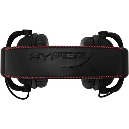  Kingston HyperX (KHX-HSCC-BK) Cloud Core Gaming Headset - Durable Aluminum Frame - 53MM Drivers - Detachable Microphone - Works with PC/PS4 and Xbox One, Nintendo Switch