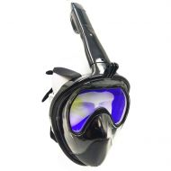 Underwater Scuba Anti Fog Full Face Diving Mask Snorkeling Set with Anti-Skid Ring Snorkel