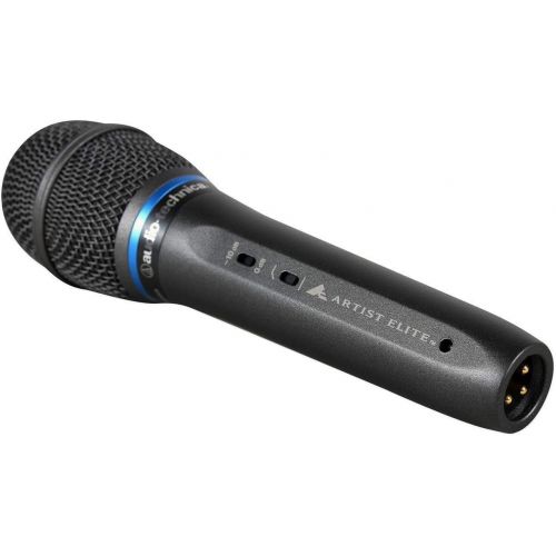 오디오테크니카 Audio Technica AE5400 Handheld Vocal Condenser Microphone Mic+Shield+Headphones