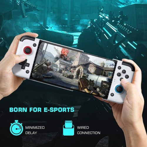  GameSir X2 Type-C Mobile Gaming Controller, Game Controller for Android, Plug and Play Gaming Controller Grip for Samsung Support Xbox Game Pass, xCloud, Stadia, and Vortex and Mor