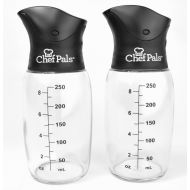Chef Pals BOT-123 Auto-Flip Series Olive Oil Dispenser Bottle (2 Pack) Black