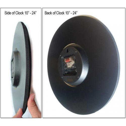  The Big Clock Store Bicycle Wall Clock, Available in 8 sizes, Most Sizes Ship 2-3 days, Whisper Quiet.
