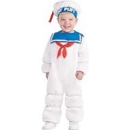 Party City Padded Stay Puft Marshmallow Man Halloween Costume for Babies, Ghostbusters with Accessories