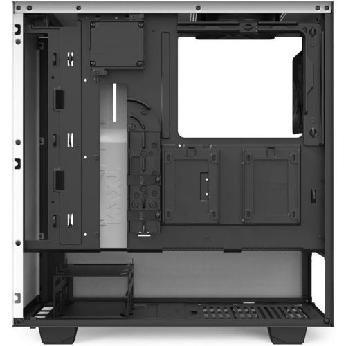  [아마존베스트]NZXT H510i - CA-H510i-W1 - Compact ATX Mid -Tower PC Gaming Case - Front I/O USB Type-C Port - Vertical GPU Mount - Tempered Glass Side Panel - Integrated RGB Lighting - White/Blac