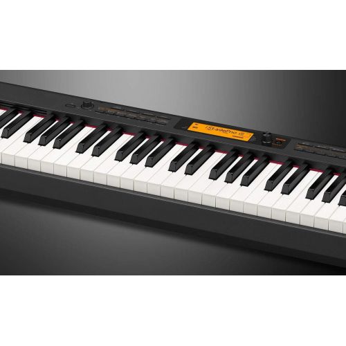카시오 [아마존베스트]Casio CDP-S350 88-Key Compact Digital Piano (Black), Bundle with Bench, Stand, Sustain Pedal and H&A Studio Headphones