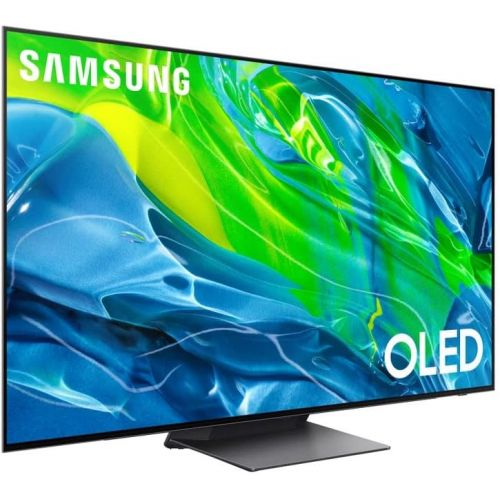 삼성 Samsung QN55S95BAFXZA 55 Quantum OLED HDR UHD 4K Smart TV with a Walts TV Medium Full Motion Mount for 32-65 Compatible TVs and a Walts HDTV Screen Cleaner Kit (2022)