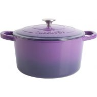 Crock-Pot Artisan Round Enameled Cast Iron Dutch Oven, 7-Quart, Lavender Purple