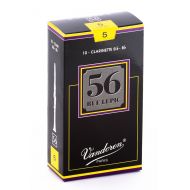 Vandoren CR505 Bb Clarinet 56 Rue Lepic Reeds Strength 5; Box of 10