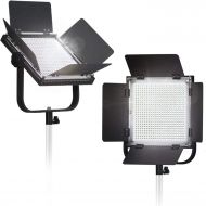 [아마존베스트]LS LIMO STUDIO LIMOSTUDIO (50% Moving Clearance) 2-Pack LED 600 Photographic Lighting Panel with Digital Display Screen, Photo Studio Barndoor Light, Continuous Video Light, Brightness Control Available, AG