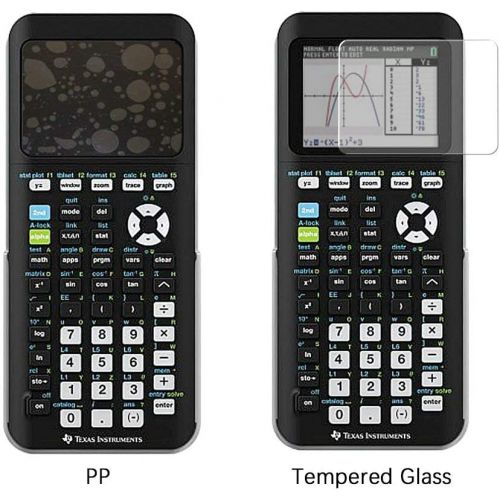  VRB [2 Pack] Tempered Glass Screen Protector, for Texas Instruments TI-84 Plus Ce Graphing Calculator [9H Hardness] 0.33 mm Thick, Impact and Scratch Protection